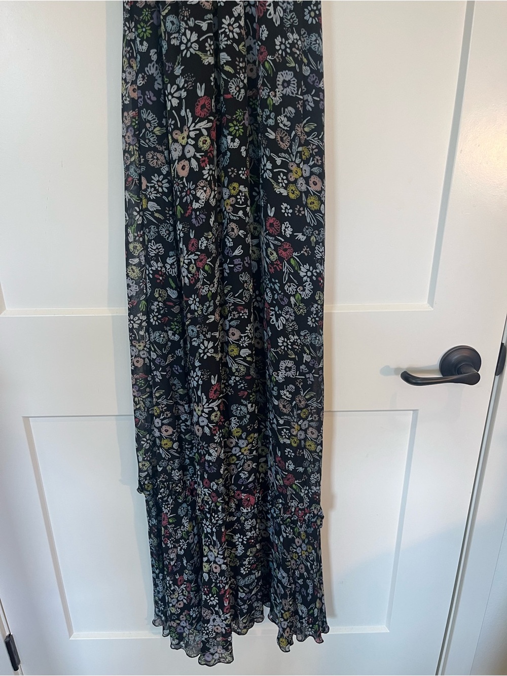 Rebecca Minkoff Loma Floral-Print Maxi  Boho Whimsigoth Fairy Ethereal Dress sz4 - Picture 12 of 15